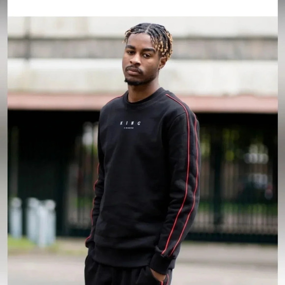 King London Tennyson Tracksuit Sweatshirt - Picture 1 of 10